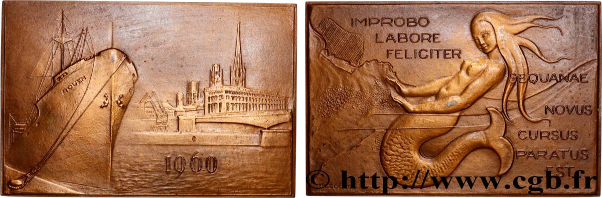 QUINTA REPUBBLICA FRANCESE Plaquette, Aménagement du port de Rouen SPL