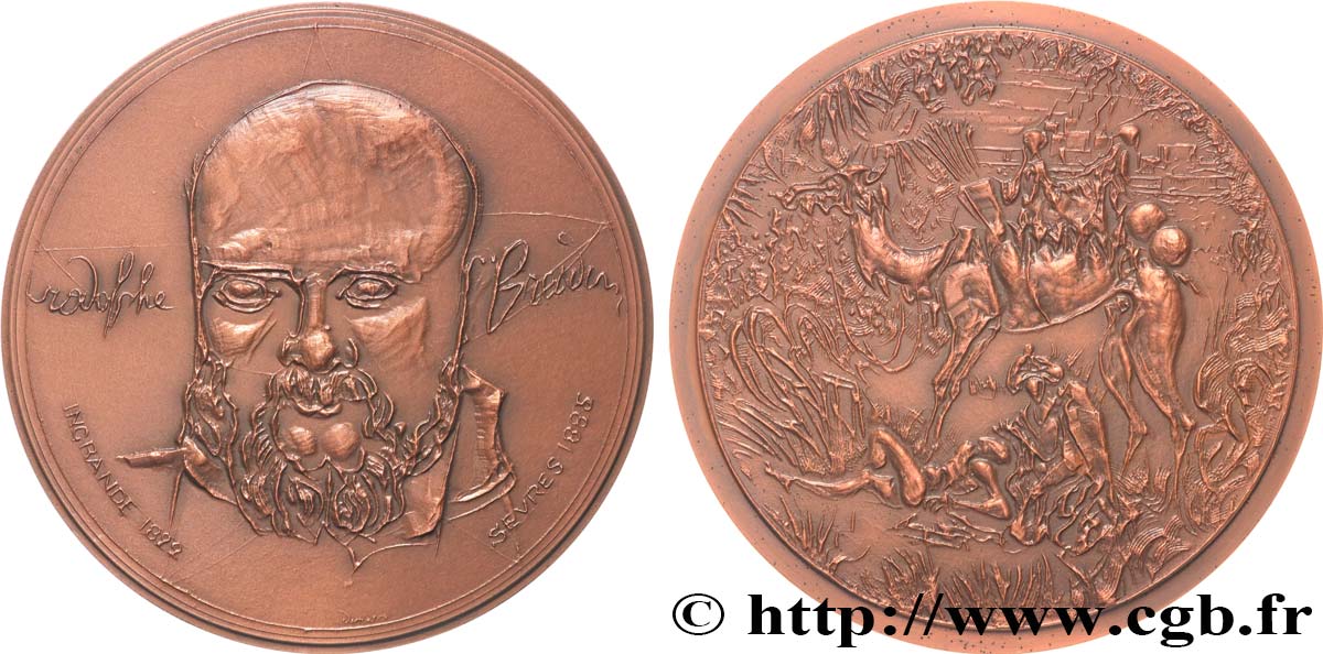 ARTISTES : GRAVEURS, PEINTRES, SCULPTEURS Médaille, Rodolphe Bresdin, n°1 SUP