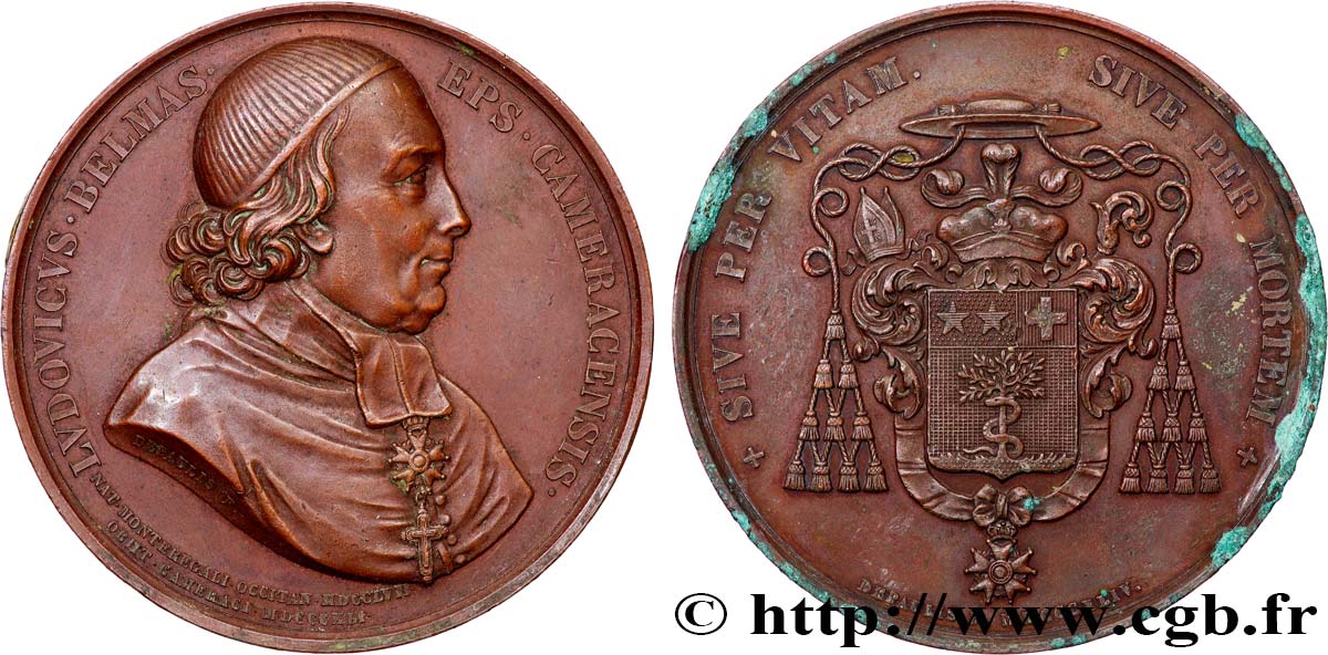 VATIKANSTAAT UND KIRCHENSTAAT Médaille, Louis Belmas fVZ