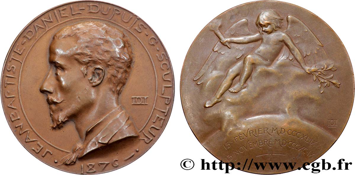 TROISIÈME RÉPUBLIQUE Médaille, Jean-Baptiste Daniel-Dupuis, n°132 TTB+
