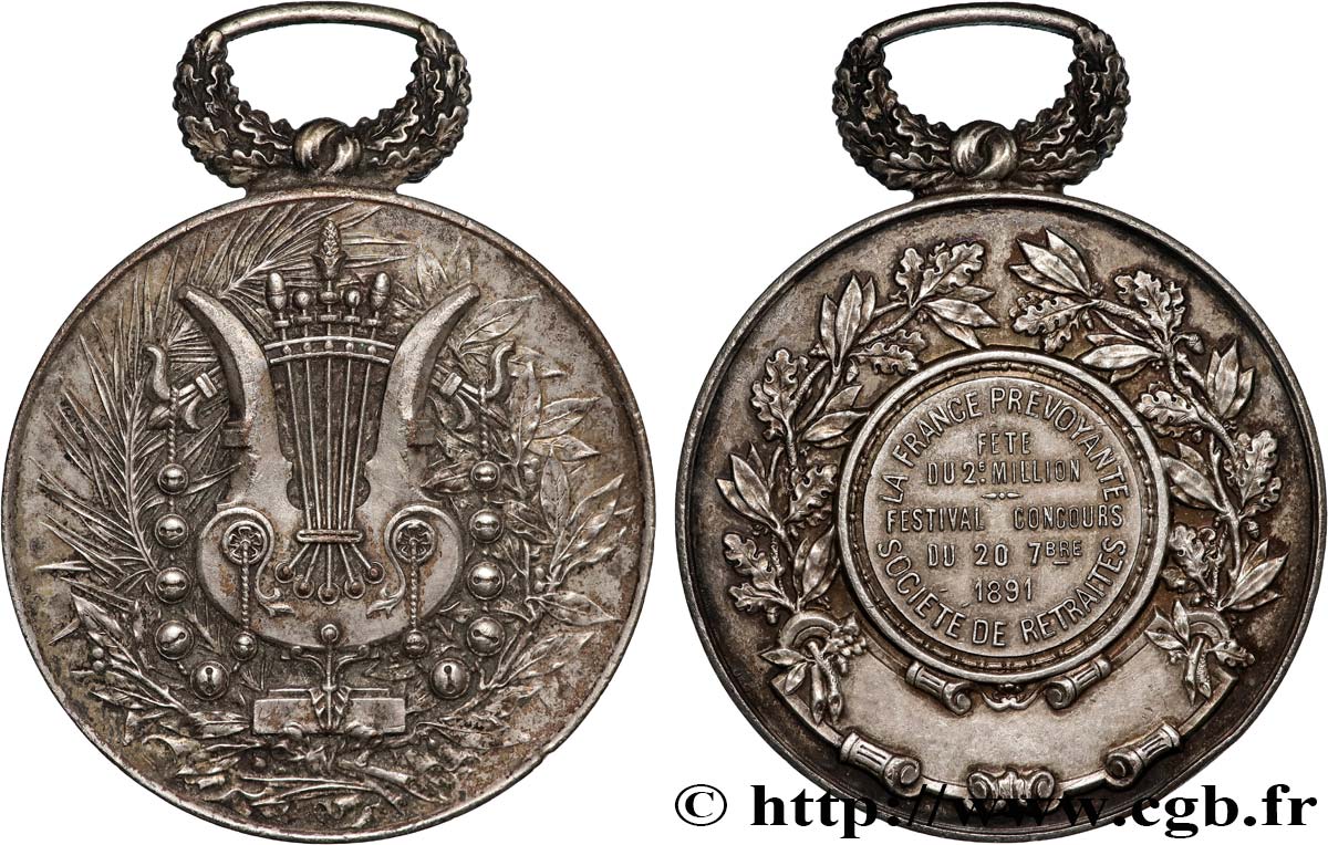 ASSURANCES Médaille, La France prévoyante, Festival concours XF