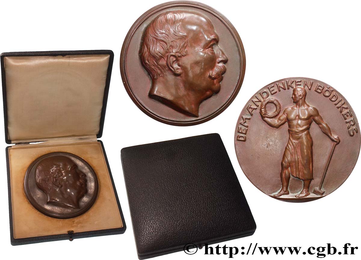 LES ASSURANCES Médaille, A la mémoire d’Anton Wilhelm Laurenz Karl Maria Bödiker SPL