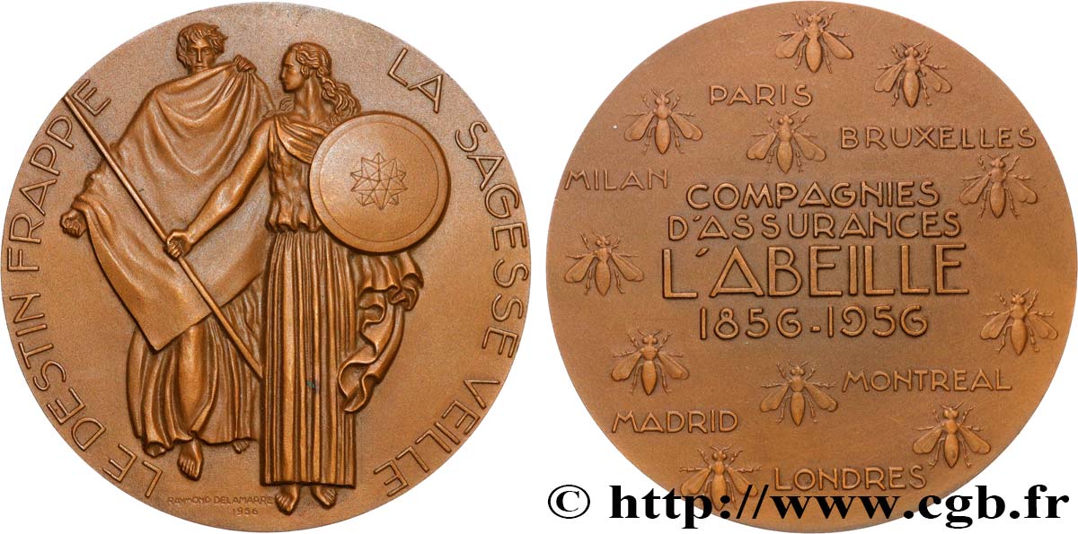 ASSURANCES Médaille, L’Abeille AU