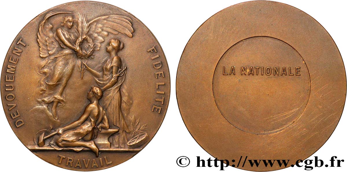 LES ASSURANCES Médaille, La Nationale q.SPL