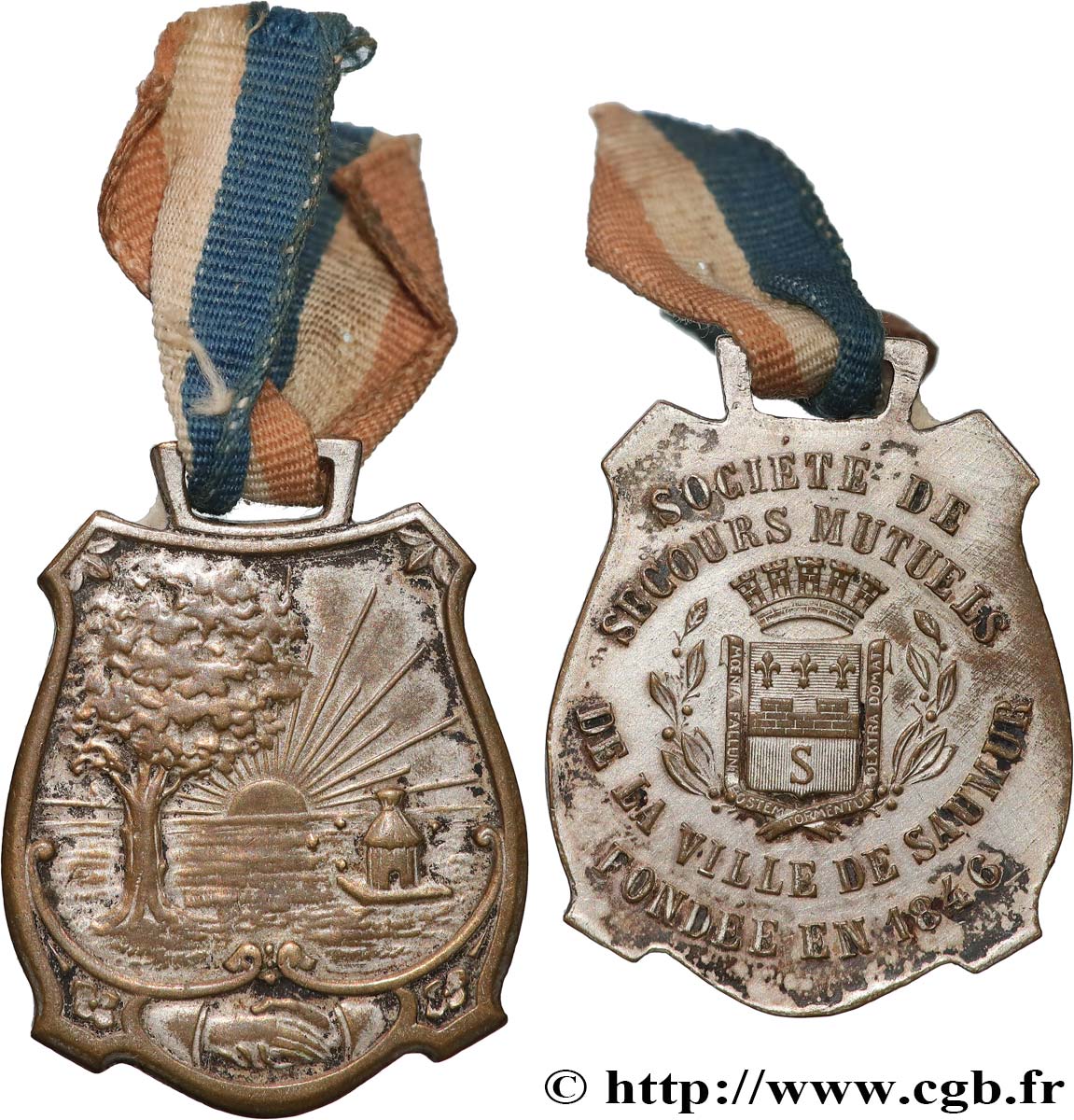 INSURANCES Médaille, Société de secours mutuels de la ville de Saumur VF