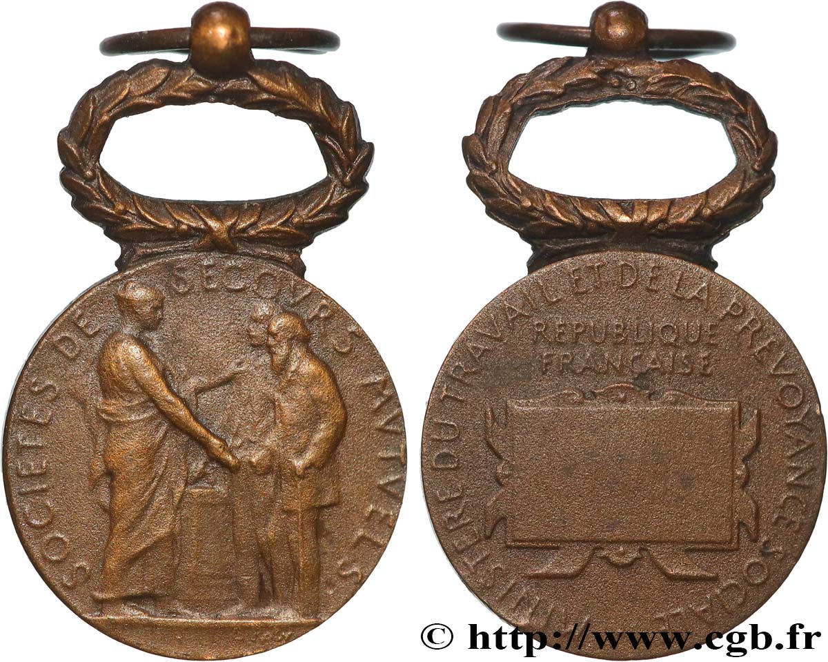 ASSURANCES Médaille, Société de secours mutuels AU