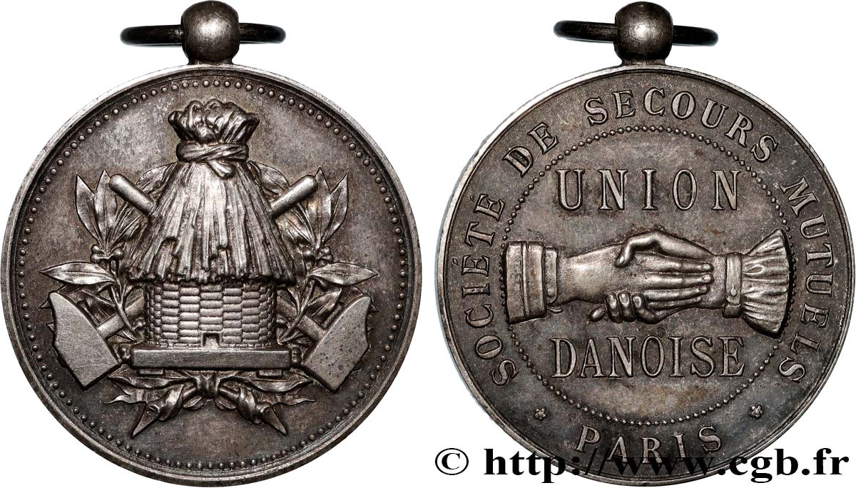 LES ASSURANCES Médaille, Union danoise fVZ