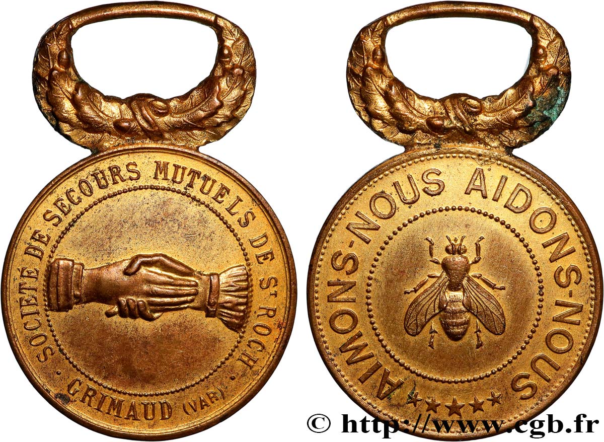 LES ASSURANCES Médaille, Société de secours mutuels de Saint Roch SS