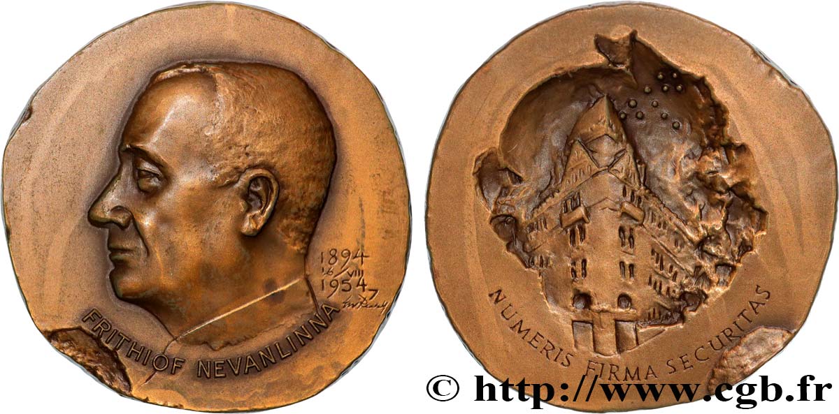 LES ASSURANCES Médaille, Frithiof Nevanlinna fVZ