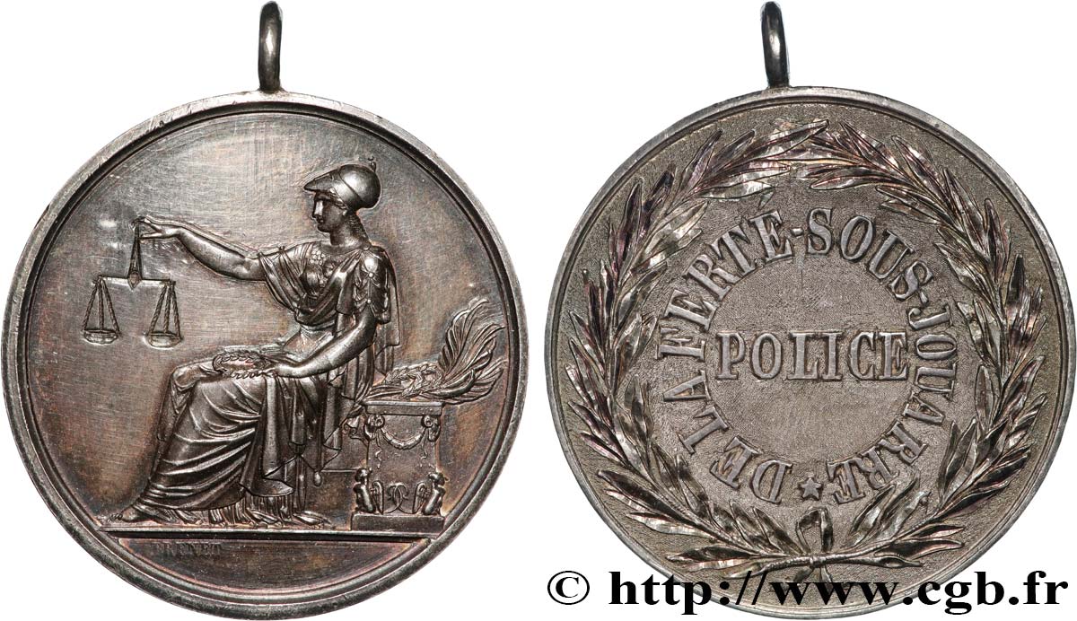 POLICE ET GENDARMERIE Médaille, Police de la Ferté-sous-Jouarre SS