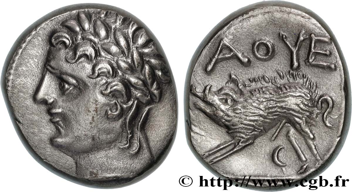 CAVARII (Regione di Avignon eOrange) Médaille, Reproduction d’une hémidrachme d’argent, Exemplaire Éditeur SPL