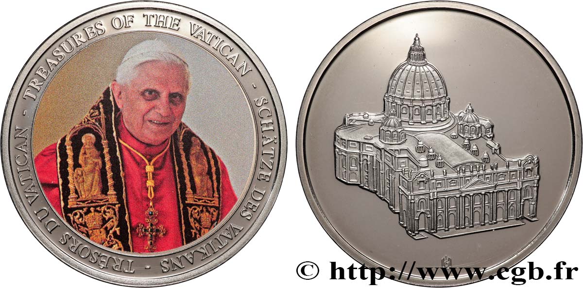 VATICANO E STATO PONTIFICIO Médaille, Trésors du Vatican MS