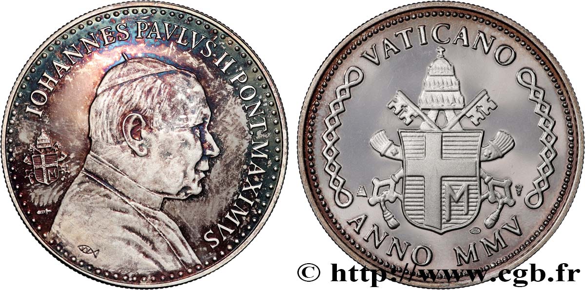 VATICAN AND PAPAL STATES Médaille, Jean-Paul II AU