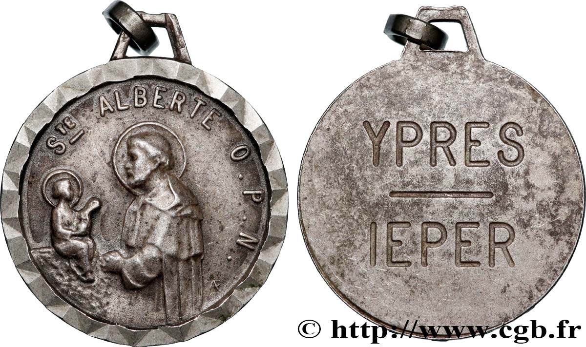 MÉDAILLES RELIGIEUSES Médaille, Sainte Alberte TTB+