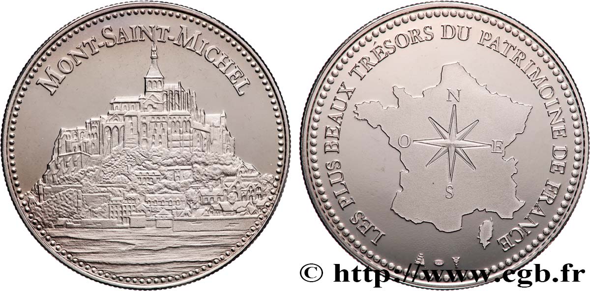 MONUMENTS ET HISTOIRE Médaille, Mont Saint-Michel SPL