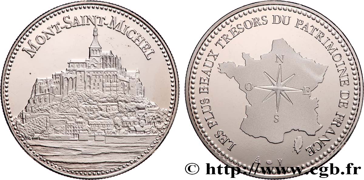 MONUMENTS ET HISTOIRE Médaille, Mont Saint-Michel SPL