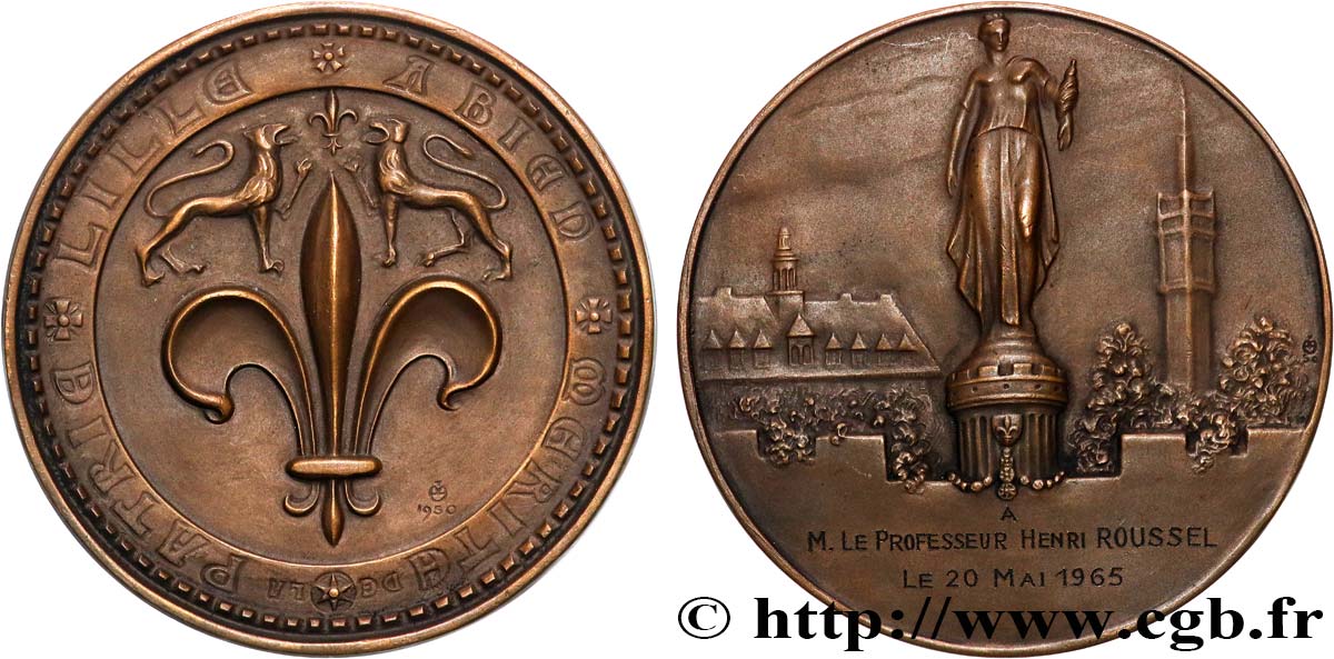 QUINTA REPUBLICA FRANCESA Médaille de récompense EBC