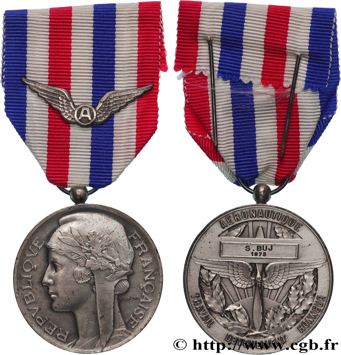 V REPUBLIC Médaille d’honneur, Aéronautique AU