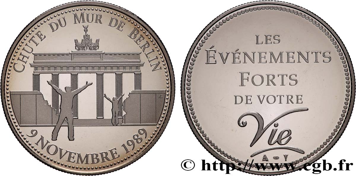 ALLEMAGNE Médaille, Chute du mur de Berlin SPL