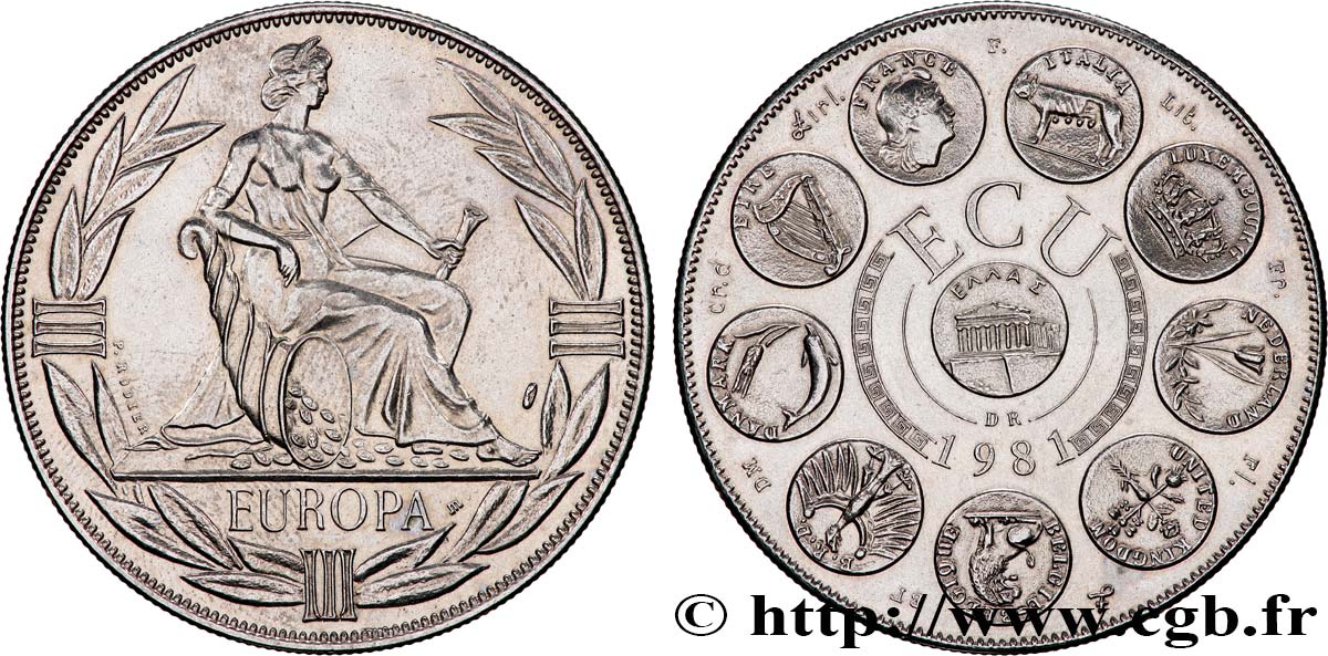 CINQUIÈME RÉPUBLIQUE ECU Europa SUP