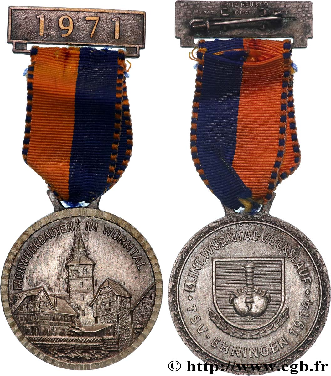 DEUTSCHLAND Médaille de course SS