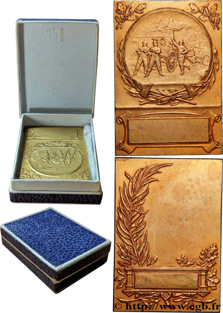 DRITTE FRANZOSISCHE REPUBLIK Plaquette de récompense, Pompes fVZ