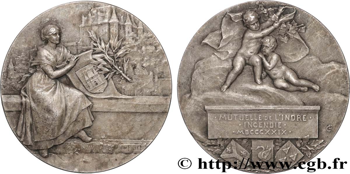 ASSURANCES Médaille, Assurances mutuelles contre l’incendie TTB