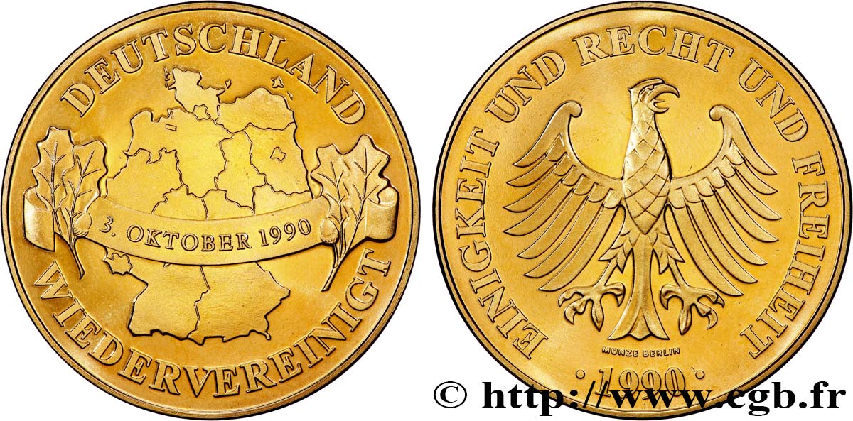 ALEMANIA Médaille, L’Allemagne réunie EBC