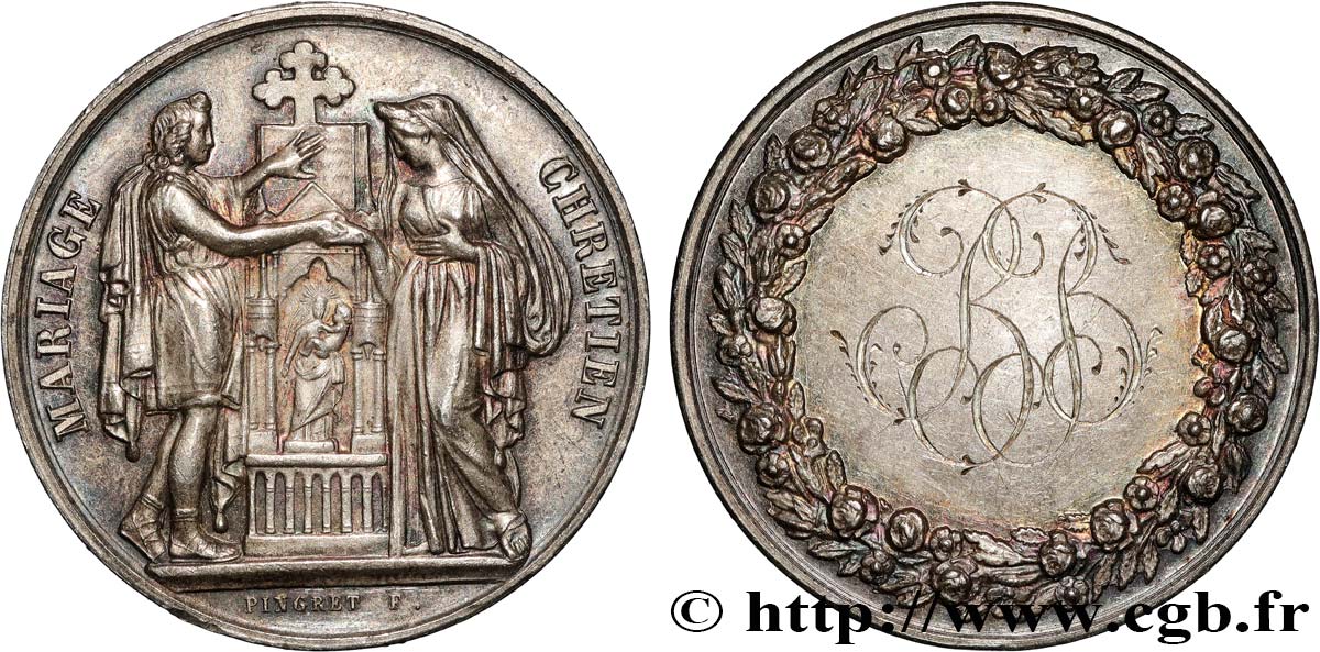 AMOUR ET MARIAGE Médaille, Mariage chrétien SUP