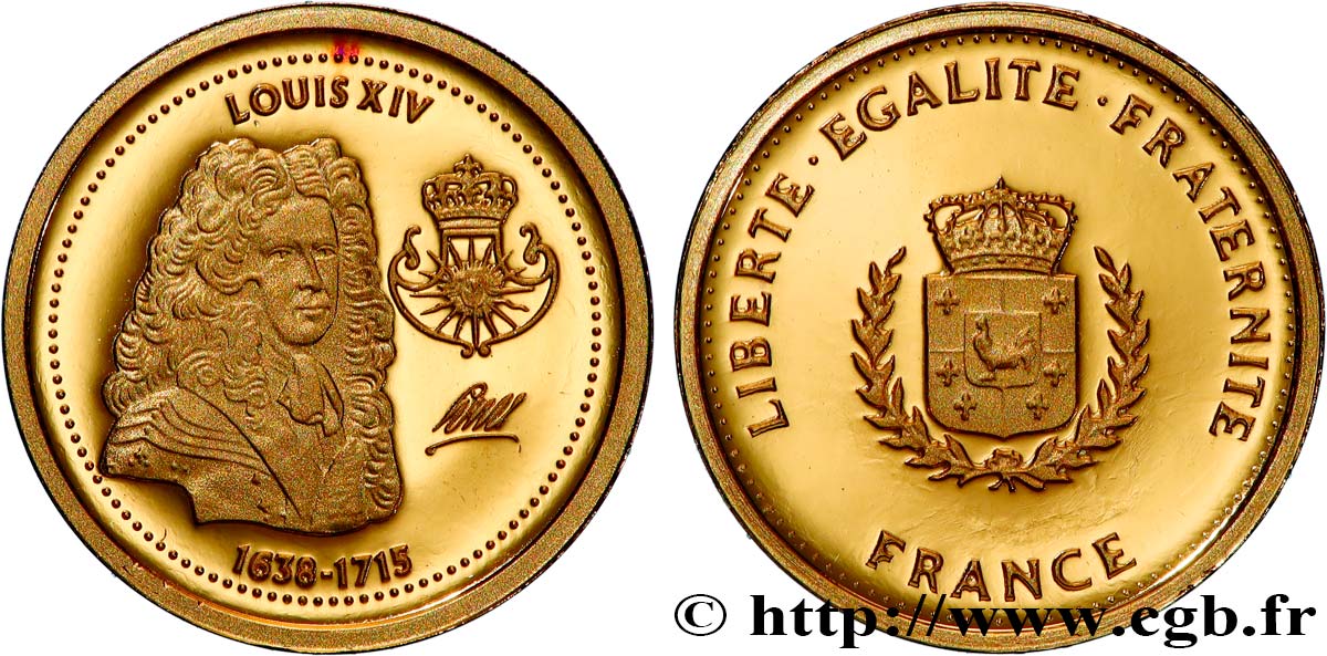 
I NOSTRI GRANDI UOMINI Médaille, Louis XIV BE