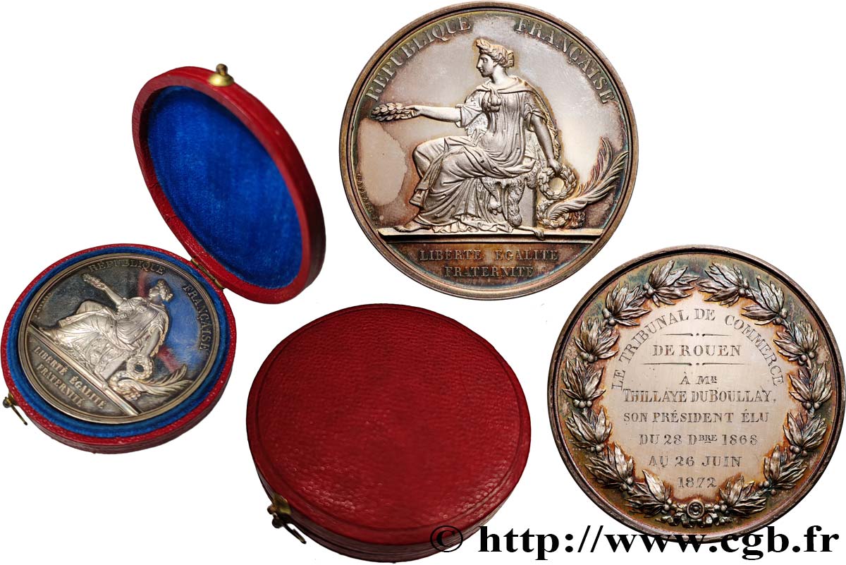 TERZA REPUBBLICA FRANCESE Médaille, Tribunal de commerce SPL+