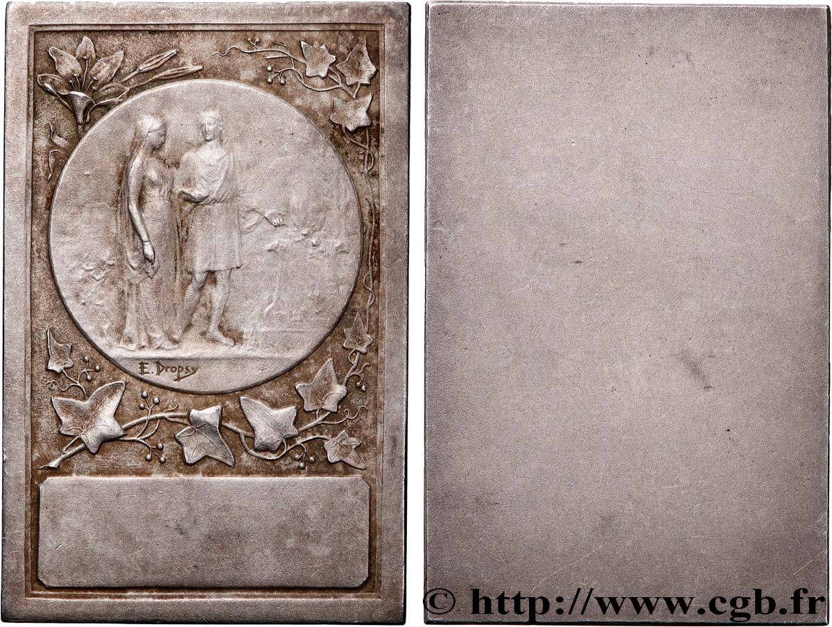 AMOUR ET MARIAGE Plaquette de mariage, Fidélité et Bonheur q.SPL