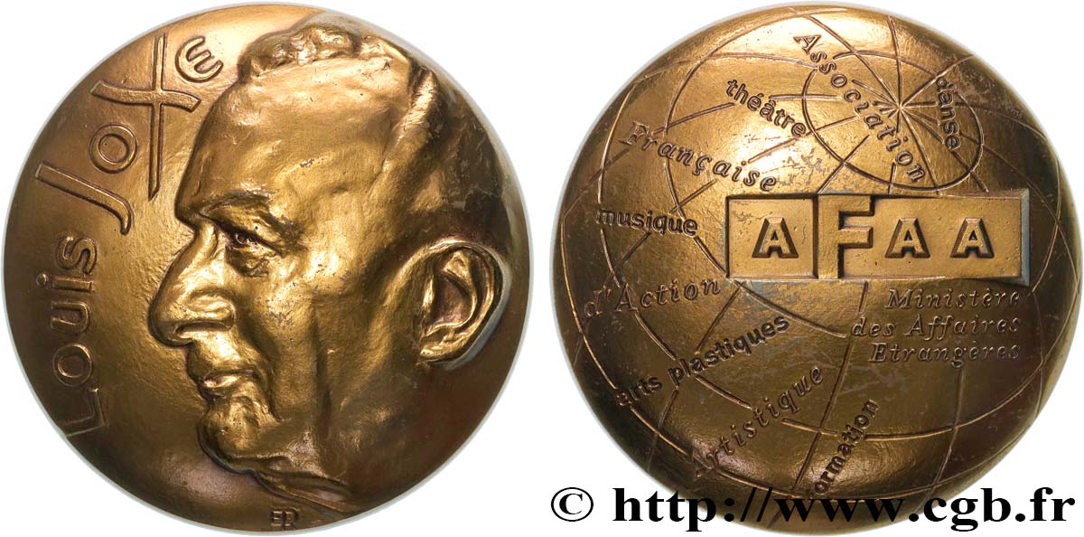 V REPUBLIC Médaille, Louis Joxe, n°114 AU