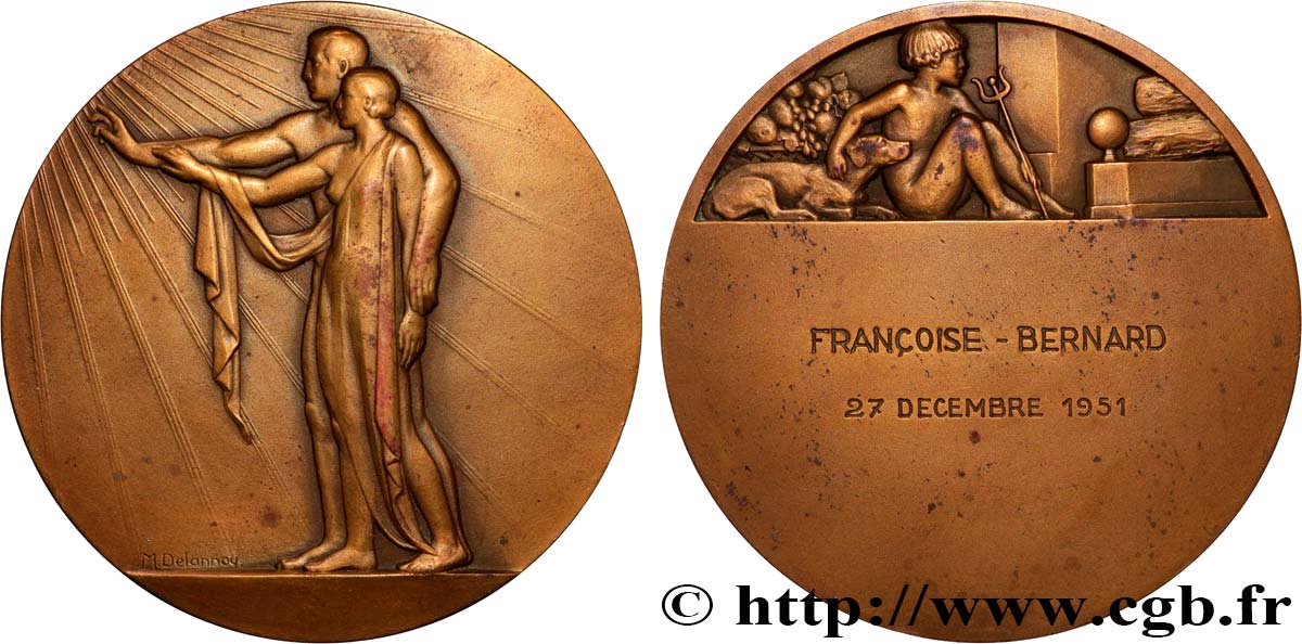 AMOUR ET MARIAGE Médaille de mariage BB