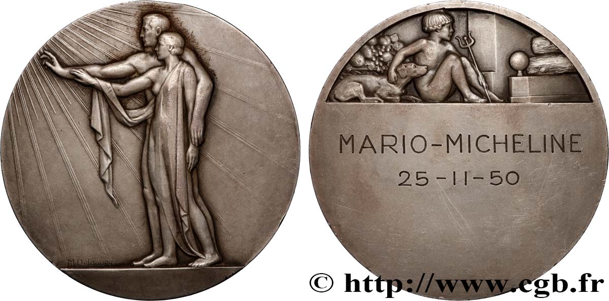 LOVE AND MARRIAGE Médaille de mariage XF