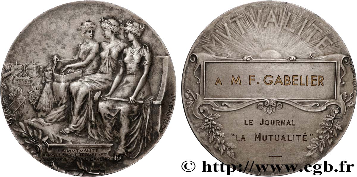 ASSURANCES Médaille, Mutualité, Le Journal la Mutualité TTB+