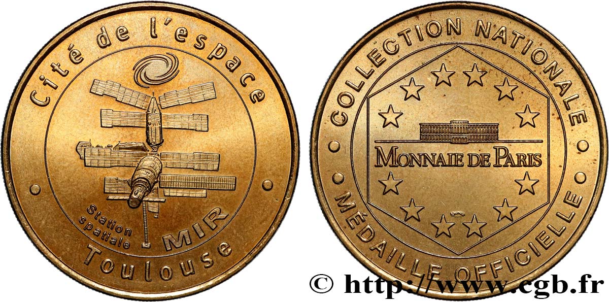 TOURISTIC MEDALS Médaille touristique, Cité de l’espace, Toulouse AU