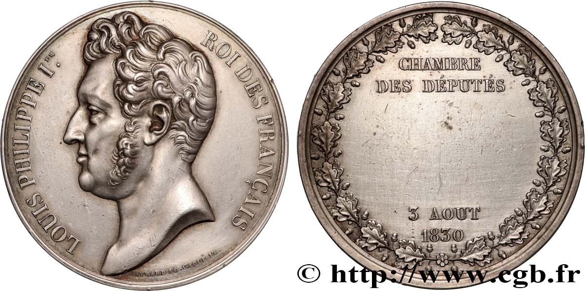 LOUIS-PHILIPPE I Médaille parlementaire XF