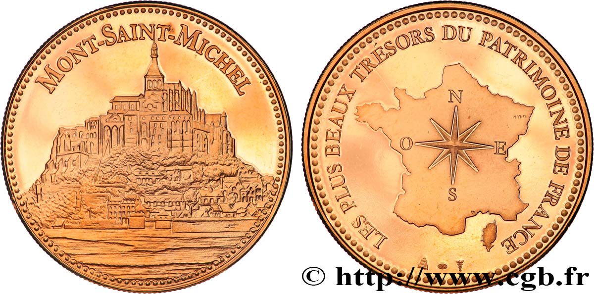 BUILDINGS AND HISTORY Médaille, Mont Saint-Michel AU