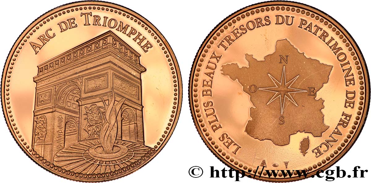 BUILDINGS AND HISTORY Médaille, Arc de Triomphe MBC+