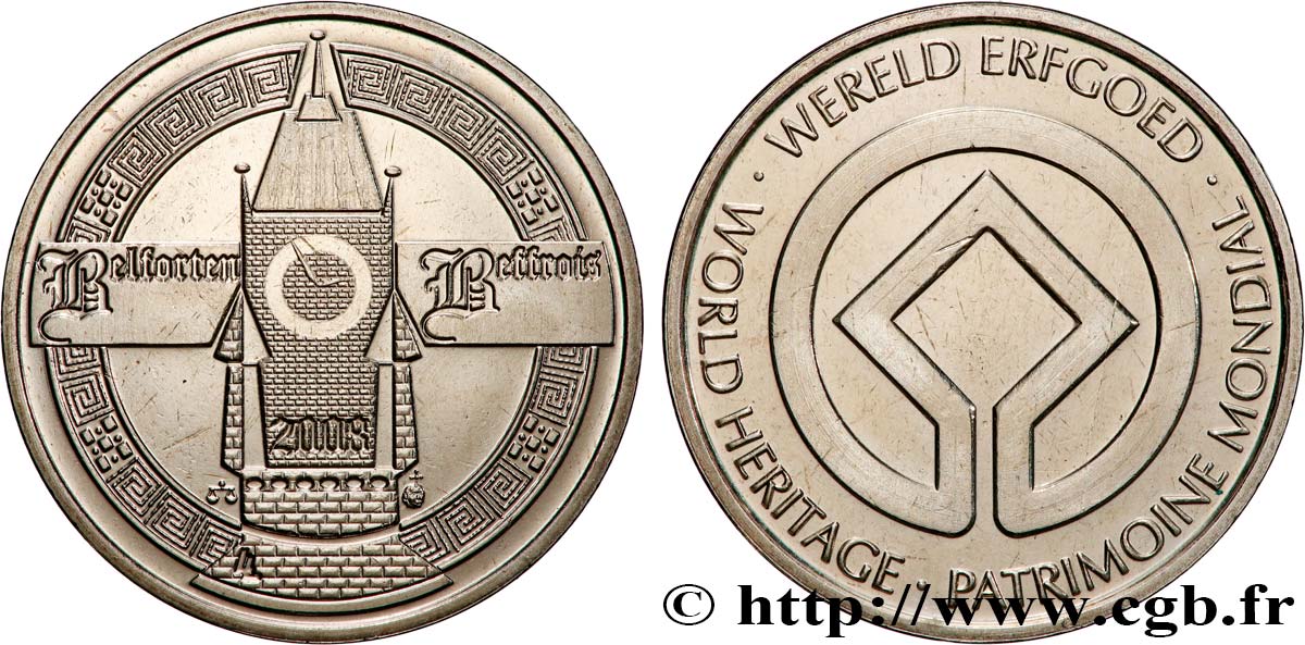 MÉDAILLES TOURISTIQUES Médaille touristique, Belforten, Patrimoine mondial TTB+