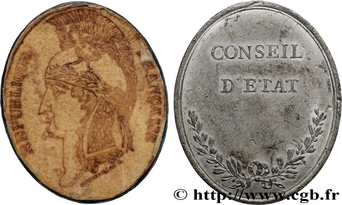 CONSOLATO Médaille, Conseil d’État BB