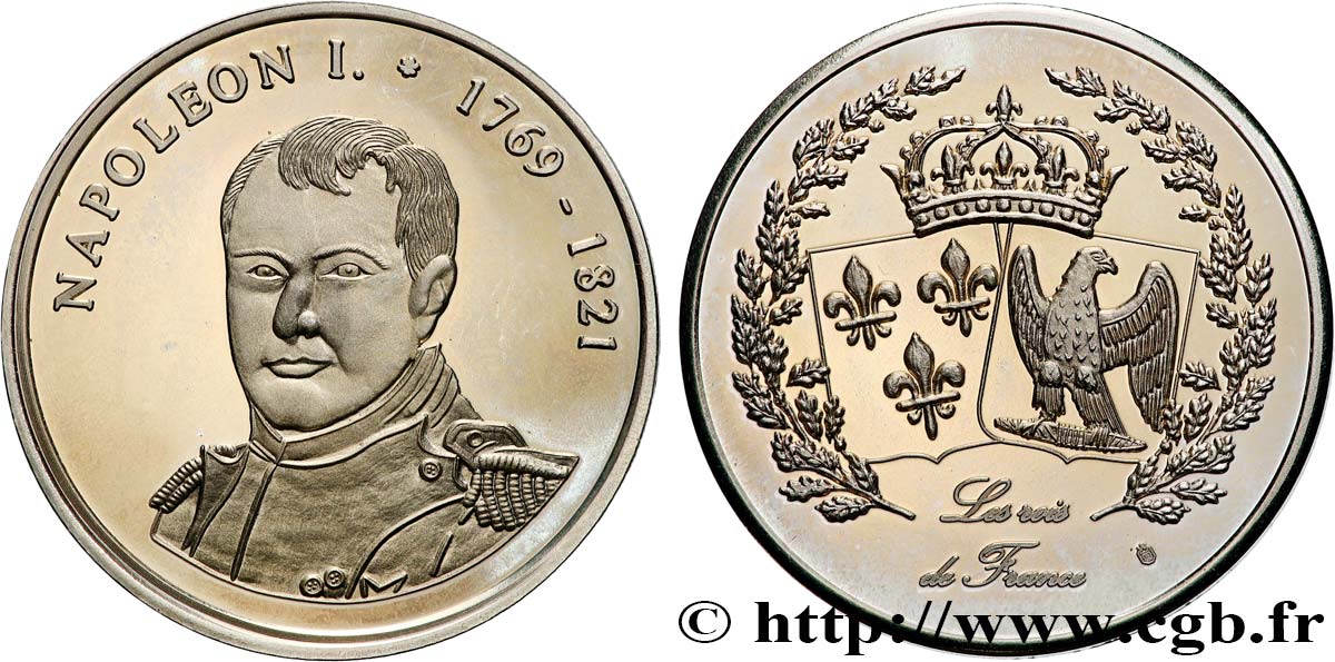 CINQUIÈME RÉPUBLIQUE Médaille, Napoléon Ier TTB+