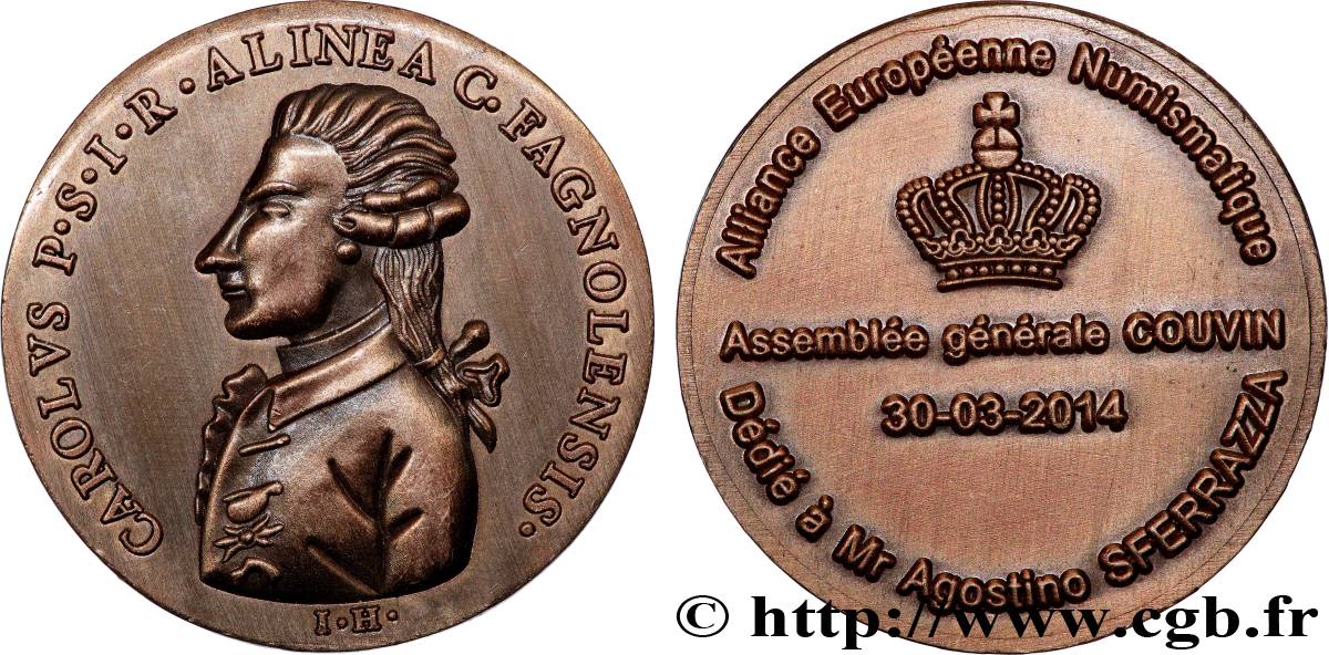 EUROPA Médaille, Alliance européenne numismatique fVZ