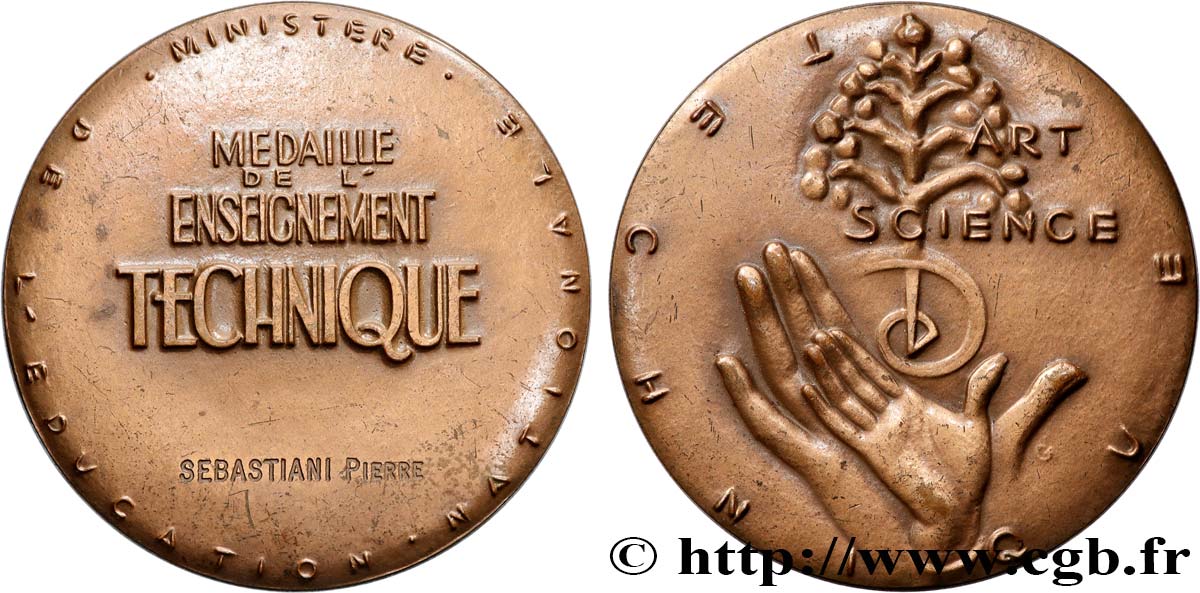 V REPUBLIC Médaille de l’enseignement technique AU