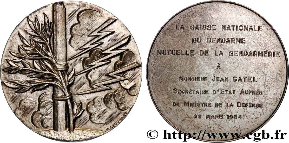 LES ASSURANCES Médaille, Caisse nationale du gendarme SPL