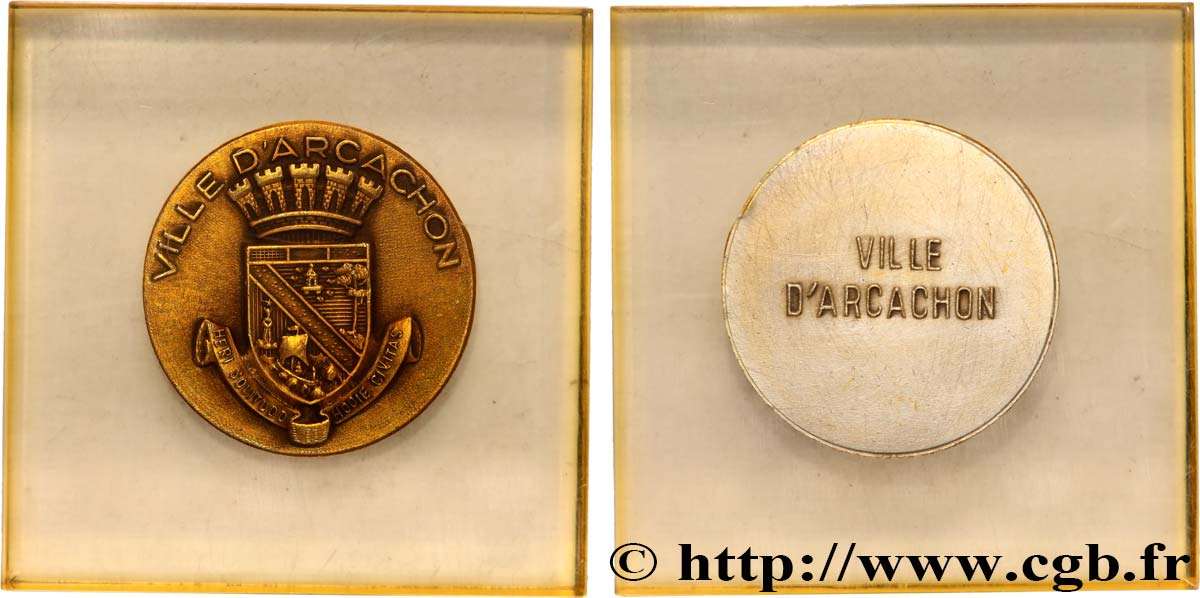 QUINTA REPUBBLICA FRANCESE Médaille, Ville d’Arcachon BB