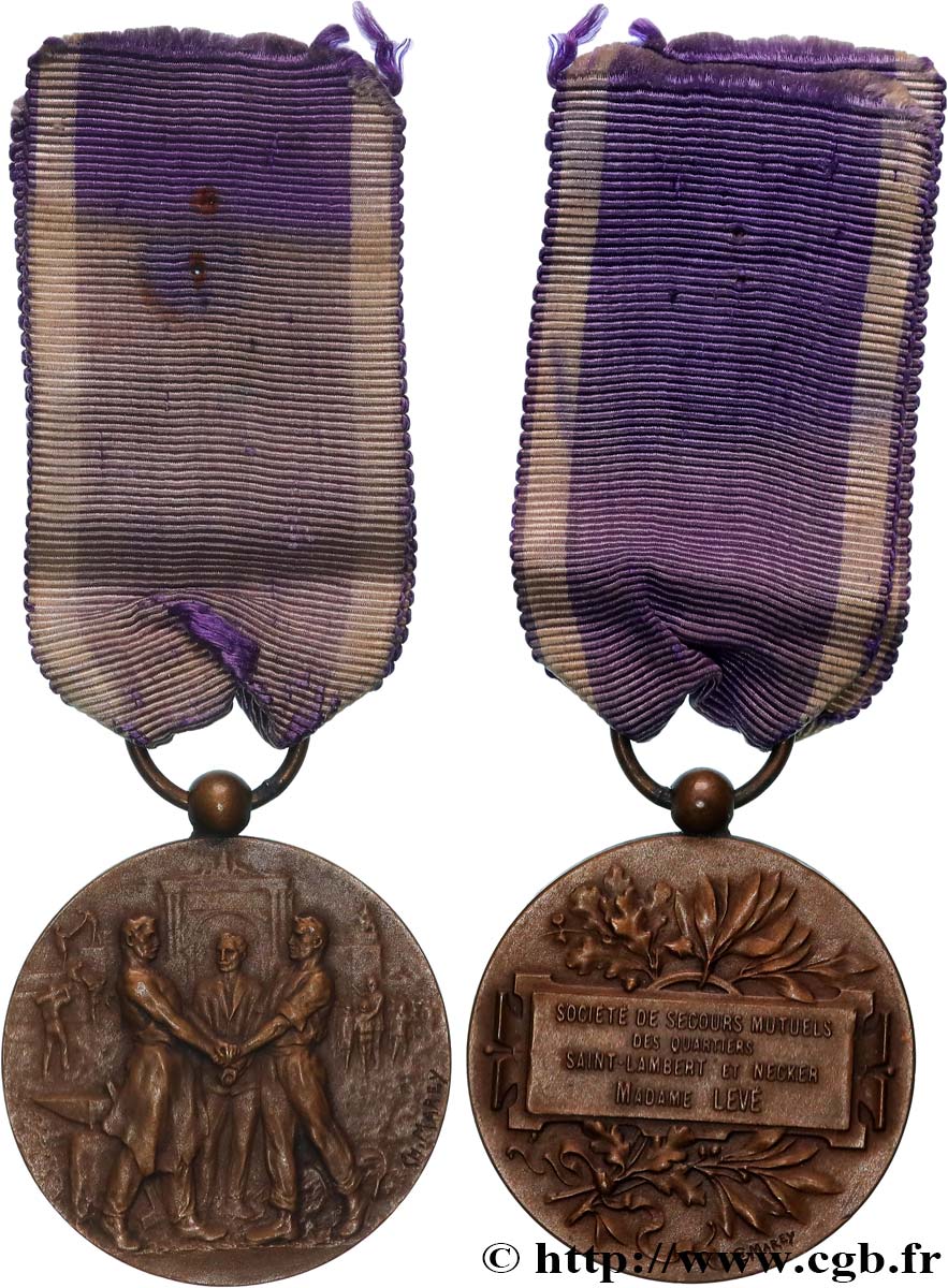 INSURANCES Médaille, Société de Secours Mutuels AU