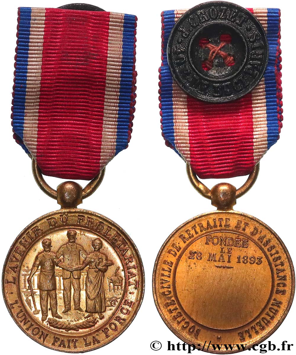 ASSURANCES Médaille, L’Avenir du prolétariat AU