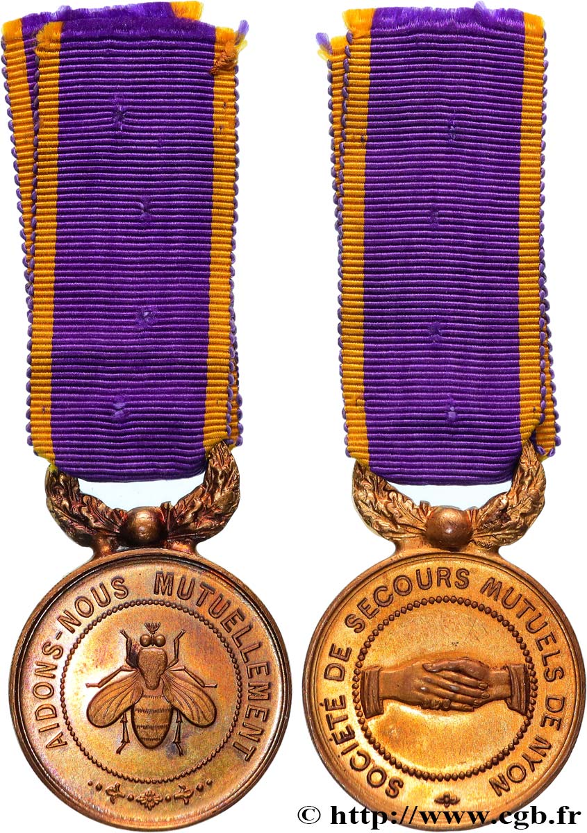 ASSURANCES Médaille, Société de Secours Mutuels de Nyon AU